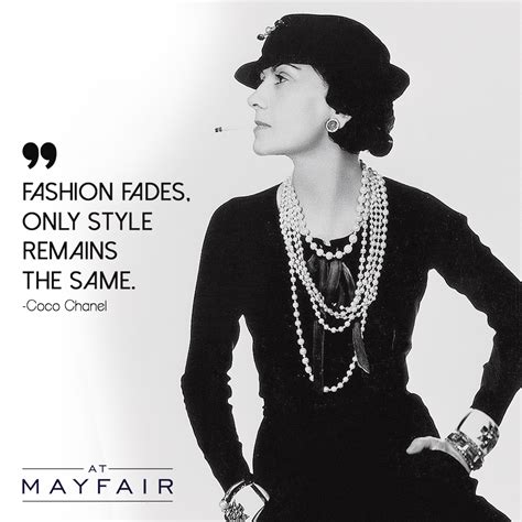 coco chanel style quote|coco chanel quotes fashion fades.